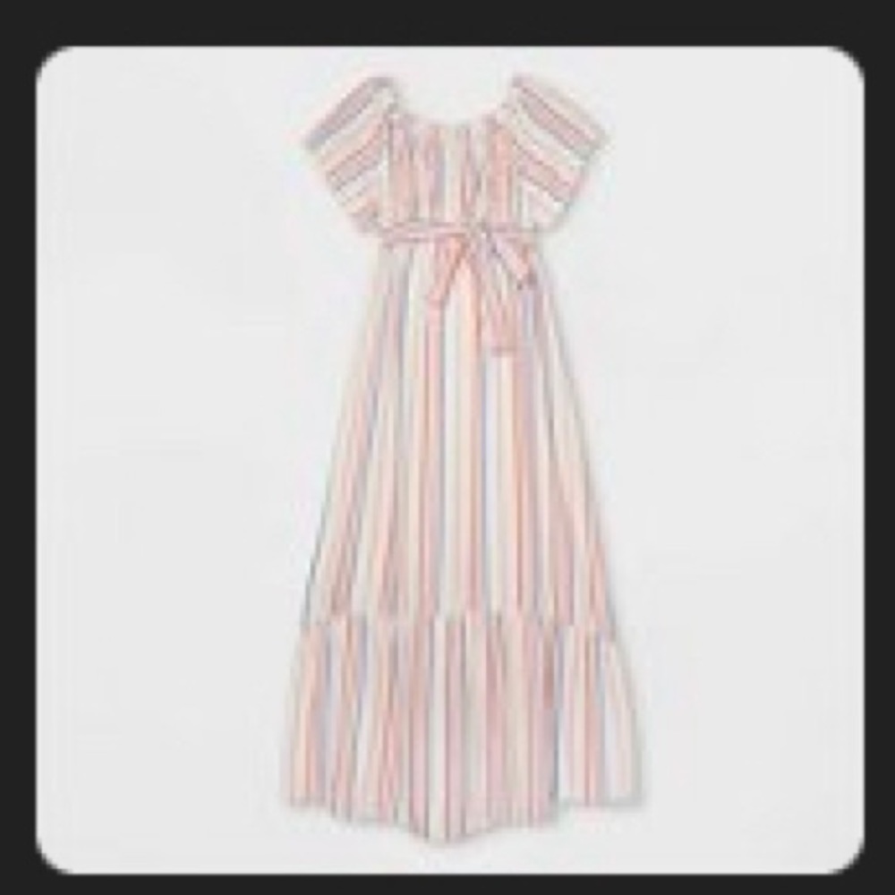 Striped maternity dress Size M